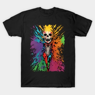 Skeleton color blast T-Shirt